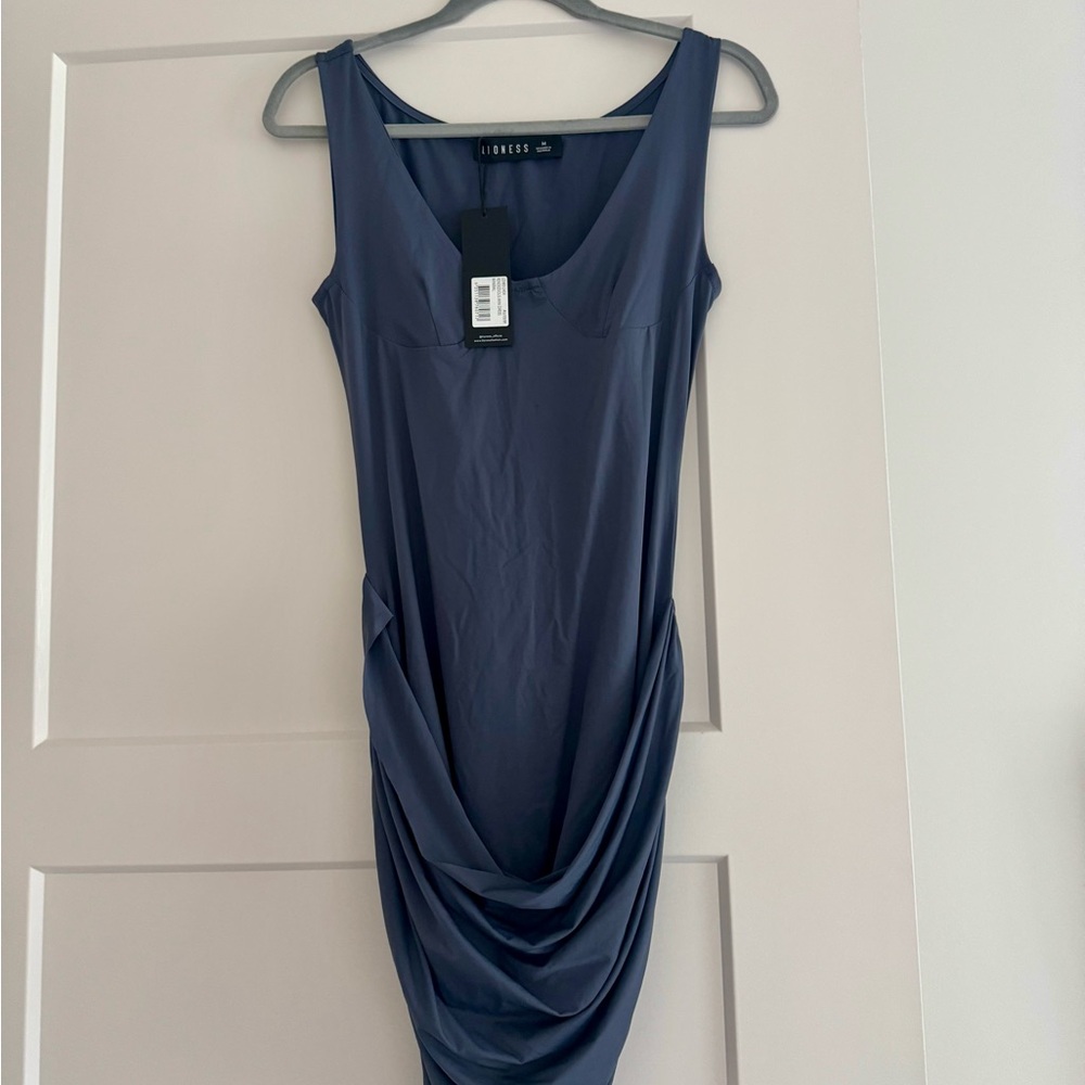 Lioness Rendezvous Mini Dress in Mineral